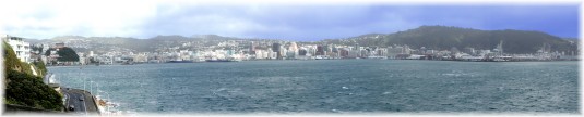 Panoramic view of Wellington, New Zealand